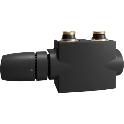 Schulte ExpressPlus Design-Thermostatkopf Mittenanschlussgarnitur Mattschwarz 3 Schulte ExpressPlus Design-Thermostatkopf Mittenanschlussgarnitur Mattschwarz