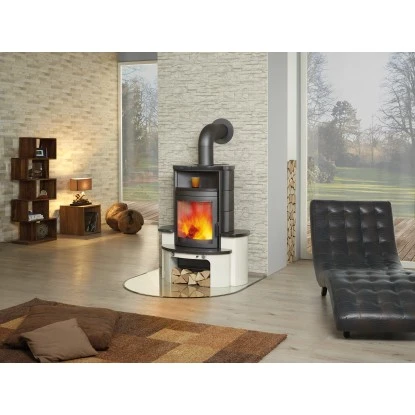 Hark Dauerbrand-Kaminofen Avenso Kacheln Schwarz 7 KW Mit Automatik EEK: A+ 5 Hark Dauerbrand-Kaminofen Avenso Kacheln Schwarz 7 KW Mit Automatik EEK: A+ – Bild 3