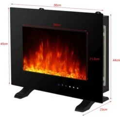 El Fuego Elektrokamin Aarau II Schwarz 900/2000 W 24 El Fuego Elektrokamin Aarau II Schwarz 900/2000 W -HeizTraum 4250373262819 2240 S 3