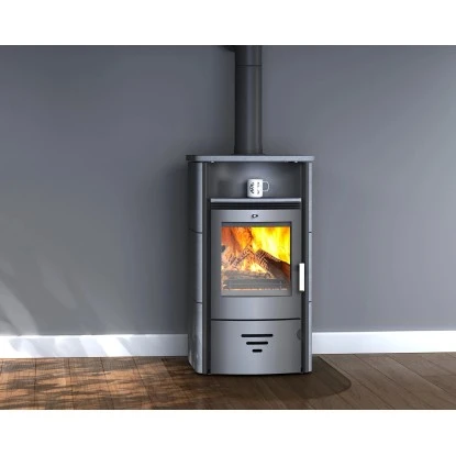 Accente Kaminofen Turin 2.0 Naturstein 6 KW Grau Mit Automatik EEK: A 6 Accente Kaminofen Turin 2.0 Naturstein 6 KW Grau Mit Automatik EEK: A – Bild 4