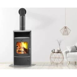 Accente Dauerbrand Kaminofen Montreal 2.0 Naturstein Grau 6 KW Mit Automatik -HeizTraum 4251787400392 2881 AB 01