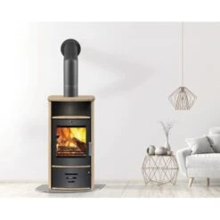 Kaminofen Modena 2.0 Sandstein Schwarz 6 KW Mit Automatik EEK:A 7 Kaminofen Modena 2.0 Sandstein Schwarz 6 KW Mit Automatik EEK:A -HeizTraum 4251787400477 2881 AB 02