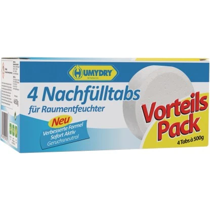 Humydry Raumentfeuchter Nachfülltab Neutral 4 X 500 G 3 Humydry Raumentfeuchter Nachfülltab Neutral 4 X 500 G