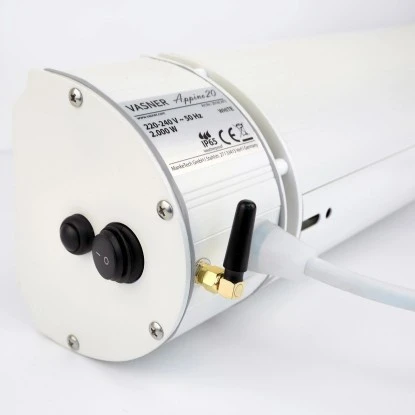 VASNER Appino 20 Bluetooth Infrarot-Heizstrahler 2000 W Weiß 8 VASNER Appino 20 Bluetooth Infrarot-Heizstrahler 2000 W Weiß – Bild 6