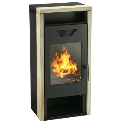 Wamsler Kaminofen Yara Sandstein Schwarz 8 KW EEK: A 3 Wamsler Kaminofen Yara Sandstein Schwarz 8 KW EEK: A