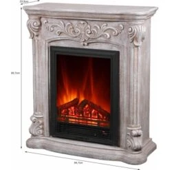 EL Fuego Elektrokamin Rom 1,5 KW 24 EL Fuego Elektrokamin Rom 1,5 KW -HeizTraum 4416111 2240 AY0620 3