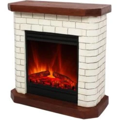 EL Fuego Elektrokamin Kiel Weiß 1,5 KW 17 EL Fuego Elektrokamin Kiel Weiß 1,5 KW -HeizTraum 4416145 2240 AY6212