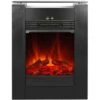 EL Fuego Elektrokamin Tessin Schwarz Mit Heizung Dimmbar 1,8 KW 1 EL Fuego Elektrokamin Tessin Schwarz Mit Heizung Dimmbar 1,8 KW -HeizTraum 4416186 2240 AY0627 2