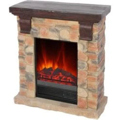 EL Fuego Elektrokamin Kitzbühel Stein Mit Heizung 1,8 KW 16 EL Fuego Elektrokamin Kitzbühel Stein Mit Heizung 1,8 KW -HeizTraum 4416251 2240 AY0684