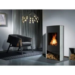 Wamsler Kaminofen N-Line Schwarz Mit Naturstein-Verkleidung 5 KW EEK: A+ 7 Wamsler Kaminofen N-Line Schwarz Mit Naturstein-Verkleidung 5 KW EEK: A+ -HeizTraum 4660114 4432 Kaminofen 2