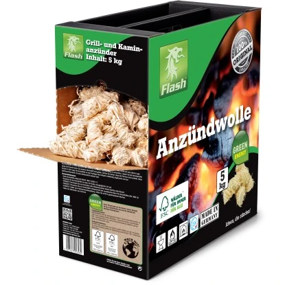 FLASH Anzündwolle 5 Kg Koffer 4 FLASH Anzündwolle 5 Kg Koffer – Bild 2