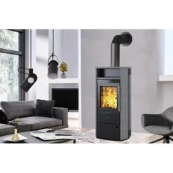 Kleining Kaminofen Dublin Mit Natursteinverkleidung 6 KW EEK: A+ -HeizTraum 4 1099 1006 DublinMilieu 3