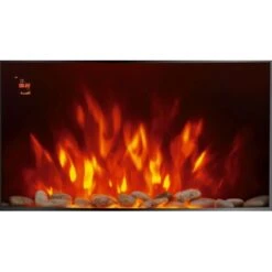 EL Fuego Elektrokamin Zürich Schwarz LED-Beleuchtung Dimmbar 2 KW 20 EL Fuego Elektrokamin Zürich Schwarz LED-Beleuchtung Dimmbar 2 KW -HeizTraum 4 2240 AY0619 Detailfoto 2