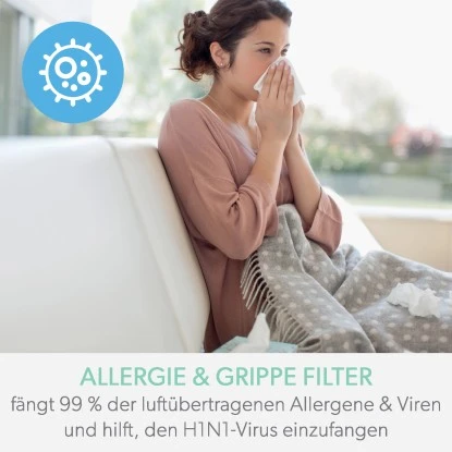 Leitz Spezialfilter Allergie & Grippe Für Luftreiniger TruSens Z-1000 5 Leitz Spezialfilter Allergie & Grippe Für Luftreiniger TruSens Z-1000 – Bild 3