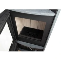 Accente Dauerbrand Kaminofen Montreal 2.0 Naturstein Grau 6 KW Mit Automatik -HeizTraum 531767 4975 16