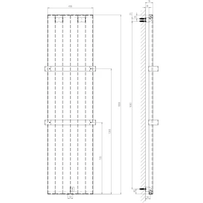Schulte Design-Heizkörper New York Mit Mittenanschluss 771 W Pearl Weiß 4 Schulte Design-Heizkörper New York Mit Mittenanschluss 771 W Pearl Weiß – Bild 2