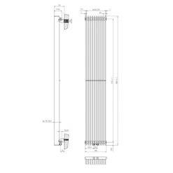 Schulte Design-Heizkörper London Mit Mittenanschluss 1.111 W Anthrazit 5 Schulte Design-Heizkörper London Mit Mittenanschluss 1.111 W Anthrazit -HeizTraum 531788 2053 H241802857 2