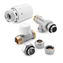 Honeywell Installations-Set Mit Ventil Und Rücklaufverschr. (Durchgangsausf.)