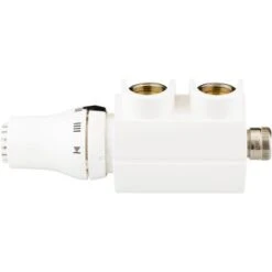 Anschlussgarnitur Für Badheizkörper Mit Mittelanschluss Eckform