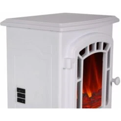 EL Fuego Elektrokamin Como Weiß Mit Heizung 2 KW -HeizTraum 6 2240 AY0687 Detailfoto 1