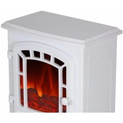 EL Fuego Elektrokamin Como Weiß Mit Heizung 2 KW -HeizTraum 6 2240 AY0687 Detailfoto 6