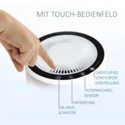 Metrox Luftreiniger Air Purifier Mit Ionisator Und 3-Stufen-Filtration Weiß -HeizTraum 746446 4657 d
