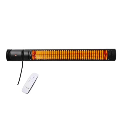 VASNER SlimLine X20 Infrarot-Heizstrahler 2000 Watt Mit Fernbedienung Schwarz 4 VASNER SlimLine X20 Infrarot-Heizstrahler 2000 Watt Mit Fernbedienung Schwarz – Bild 2