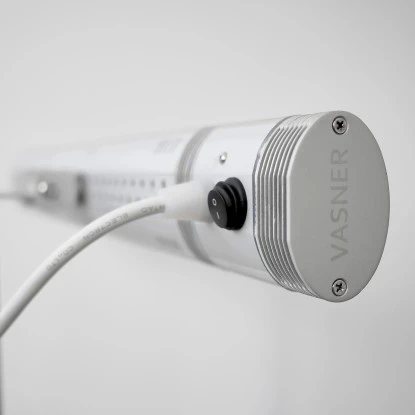 VASNER SlimLine X20 Infrarot-Heizstrahler 2000 Watt Mit Fernbedienung Silber 6 VASNER SlimLine X20 Infrarot-Heizstrahler 2000 Watt Mit Fernbedienung Silber – Bild 4