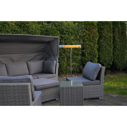 VASNER SlimLine X20 Infrarot-Heizstrahler 2000 Watt Mit Fernbedienung Silber 9 VASNER SlimLine X20 Infrarot-Heizstrahler 2000 Watt Mit Fernbedienung Silber – Bild 7