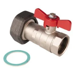 Sanitop-Wingenroth Pumpen-Kugelhahn Mit Kraftbremse 1 X 38 Mm 1 1/2" -HeizTraum 7639636 3711 274173 2