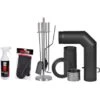 Firefix Kaminofen Anschluss-Set Schwarz 4-teilig 1 Firefix Kaminofen Anschluss-Set Schwarz 4-teilig -HeizTraum 777447 1009 Set1 1