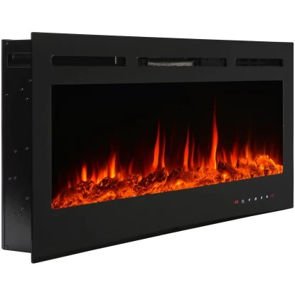 El Fuego LED-Elektrokamin Luzern Mit Heizung Dimmbar 1,8 KW 3 El Fuego LED-Elektrokamin Luzern Mit Heizung Dimmbar 1,8 KW