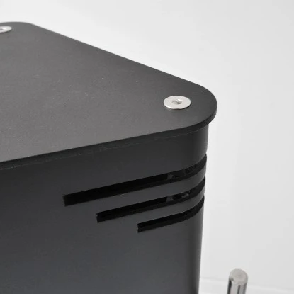 VASNER HeatTower Infrarot-Standheizstrahler 2500 W Mit Fernbedienung Schwarz 9 VASNER HeatTower Infrarot-Standheizstrahler 2500 W Mit Fernbedienung Schwarz – Bild 7