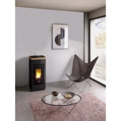 FreePoint Pelletofen Life 9 Stahl Schwarz-Dunkelgold 2,5 KW - 8,5 KW EEK: A+ 7 FreePoint Pelletofen Life 9 Stahl Schwarz-Dunkelgold 2,5 KW - 8,5 KW EEK: A+ -HeizTraum 8053859014911 1009 AB 01