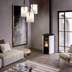 FreePoint Pelletofen Steel 9 Stahl Weiß 2,5 KW - 8,5 KW EEK: A+ 7 FreePoint Pelletofen Steel 9 Stahl Weiß 2,5 KW - 8,5 KW EEK: A+ -HeizTraum 8053859014980 1009 AB 01