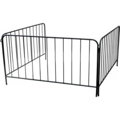 Aduro Sicherheitsgitter Metall Schwarz 60 Cm X 110 Cm X 110 Cm X 110 Cm