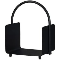 Lienbacher Holzkorb Schwarz Beschichtet