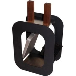 Lienbacher Kamingarnitur Modell Cube 2-teilig Anthrazit Beschichtet