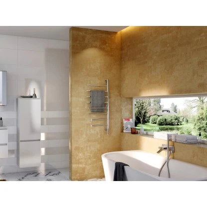 Nordholm Designheizkörper Shift 90 W Edelstahl Hochglanz 4 Nordholm Designheizkörper Shift 90 W Edelstahl Hochglanz – Bild 2