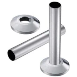 Nordholm Wandrosette Und Überschiebrohr Ø 66 Chrom