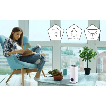 Suntec Ultraschall-Luftbefeuchter "Monsun 2500 Moodlight" Für Bis Zu 60m³ 8 Suntec Ultraschall-Luftbefeuchter "Monsun 2500 Moodlight" Für Bis Zu 60m³ – Bild 6