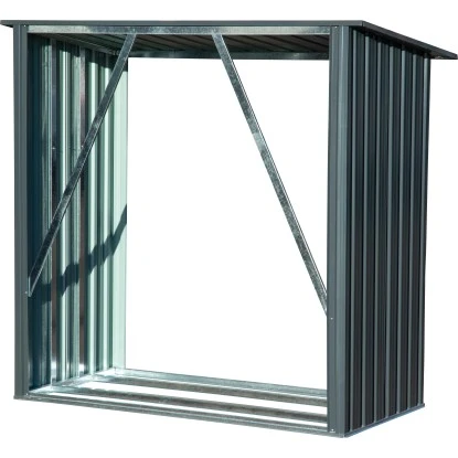 Dobar Kaminholzregal Madera Metall Grau 163 Cm X 83 Cm X 154 Cm 5 Dobar Kaminholzregal Madera Metall Grau 163 Cm X 83 Cm X 154 Cm – Bild 3