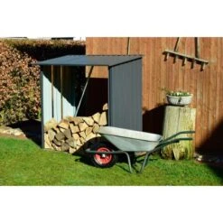 Dobar Kaminholzregal Madera Metall Grau 163 Cm X 83 Cm X 154 Cm 13 Dobar Kaminholzregal Madera Metall Grau 163 Cm X 83 Cm X 154 Cm -HeizTraum 859472 4637 5