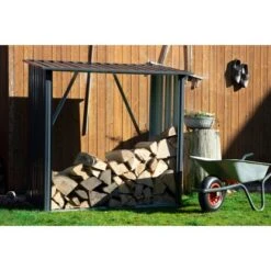 Dobar Kaminholzregal Madera Metall Grau 163 Cm X 83 Cm X 154 Cm 14 Dobar Kaminholzregal Madera Metall Grau 163 Cm X 83 Cm X 154 Cm -HeizTraum 859472 4637 6