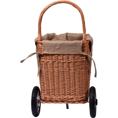 Dobar Kaminholzwagen Aus Weide Mit Metallrädern & Reifen 44 Cm X 43 Cm X 93 Cm 6 Dobar Kaminholzwagen Aus Weide Mit Metallrädern & Reifen 44 Cm X 43 Cm X 93 Cm – Bild 4