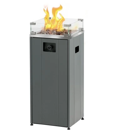 Buschbeck Terassenheizer Loungefeuer Malta Grau 7,5 KW 3 Buschbeck Terassenheizer Loungefeuer Malta Grau 7,5 KW
