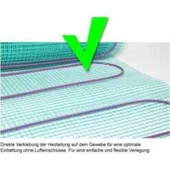 Perobe Elektrische Fußbodentemperierung 230 Volt Heizmatte 10 M² 11 Perobe Elektrische Fußbodentemperierung 230 Volt Heizmatte 10 M² -HeizTraum 889930 3434 02