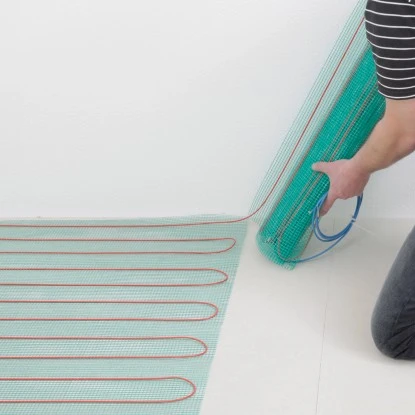 Perobe Elektrische Fußbodentemperierung 230 Volt Heizmatte 10 M² 4 Perobe Elektrische Fußbodentemperierung 230 Volt Heizmatte 10 M² – Bild 2