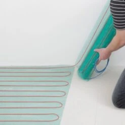 Perobe Elektrische Fußbodentemperierung 230 Volt Heizmatte 7,5 M² -HeizTraum 889933 3434 03