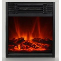 El Fuego Elektrokamin Malmö Weiß 900/1800 W Regelbar -HeizTraum 8 2240 AY0630 Detailfoto 7